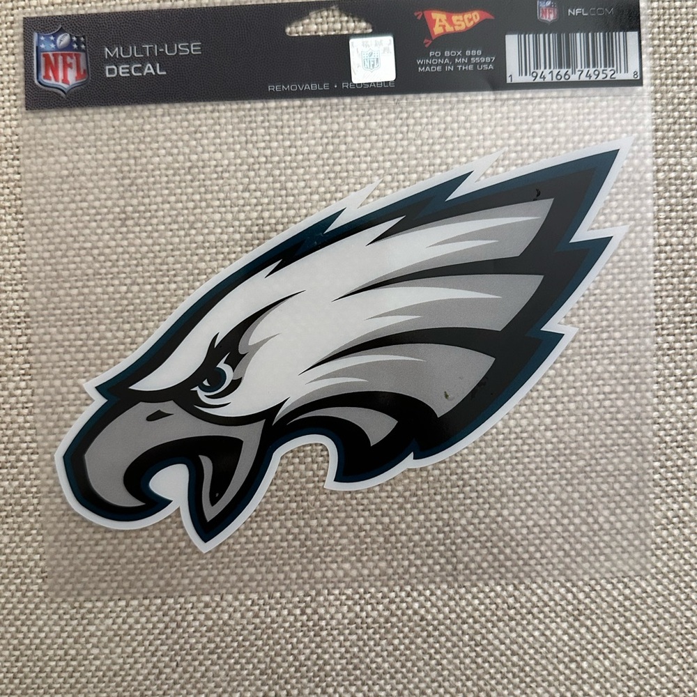 NFL Philadelphia Eagles Multi-Use Colored Decal (5" x 6") Win craft New